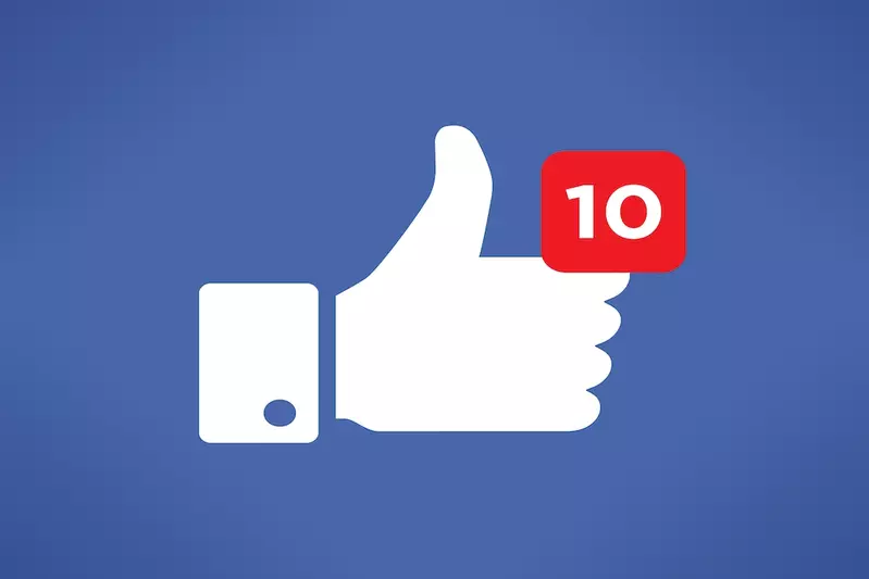 facebook thumbs up like