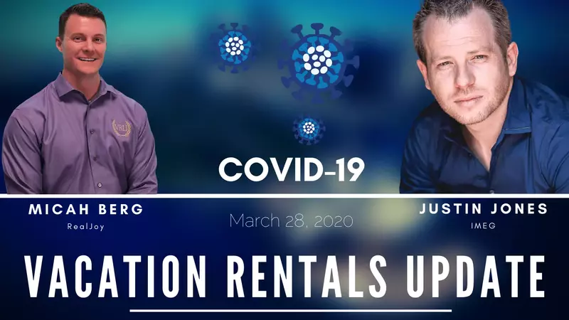 Micah Berg and Justin Jonas vacation rental update COVID-19