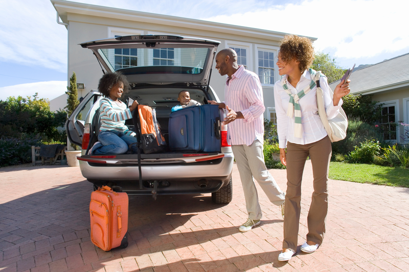 family packing for vacation