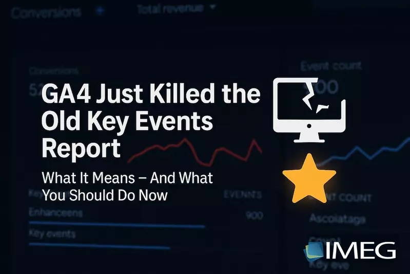 GA4 Old Key Events Report