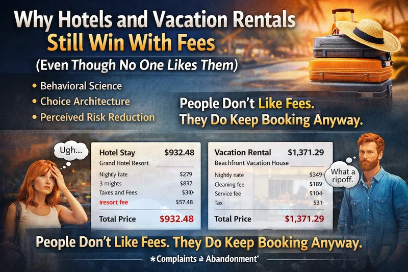 Why Hotels & Vacation Rentals Still Win With Fees