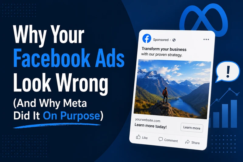 why FB ads look wrong